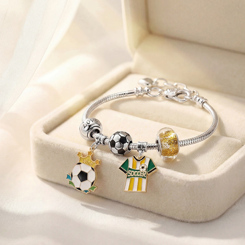 Country Pride Sports Bracelet: Premium Hand-Woven Jewelry for International Match Supporters