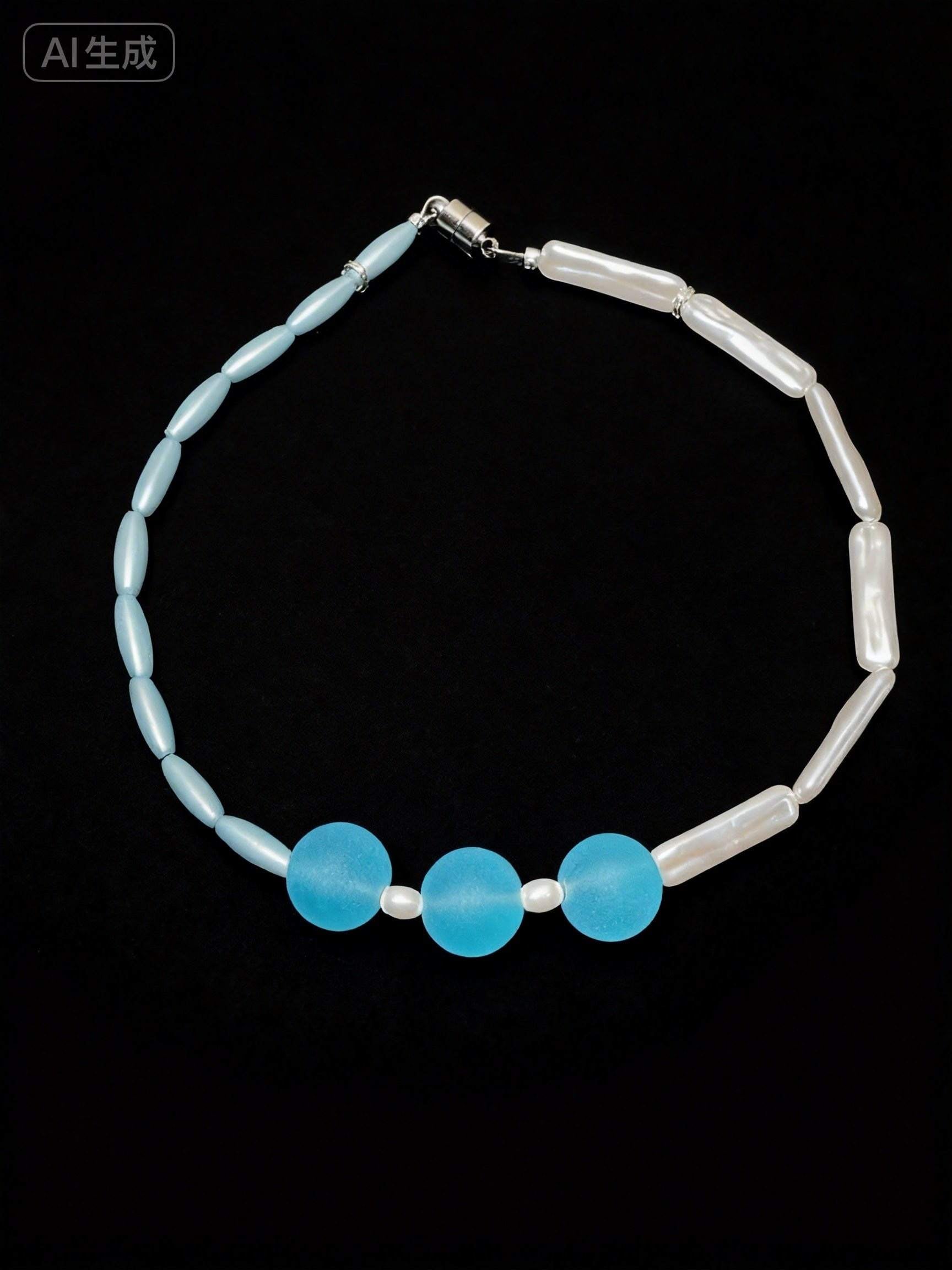 Mint Blue Baby Candy for Pet Necklace
