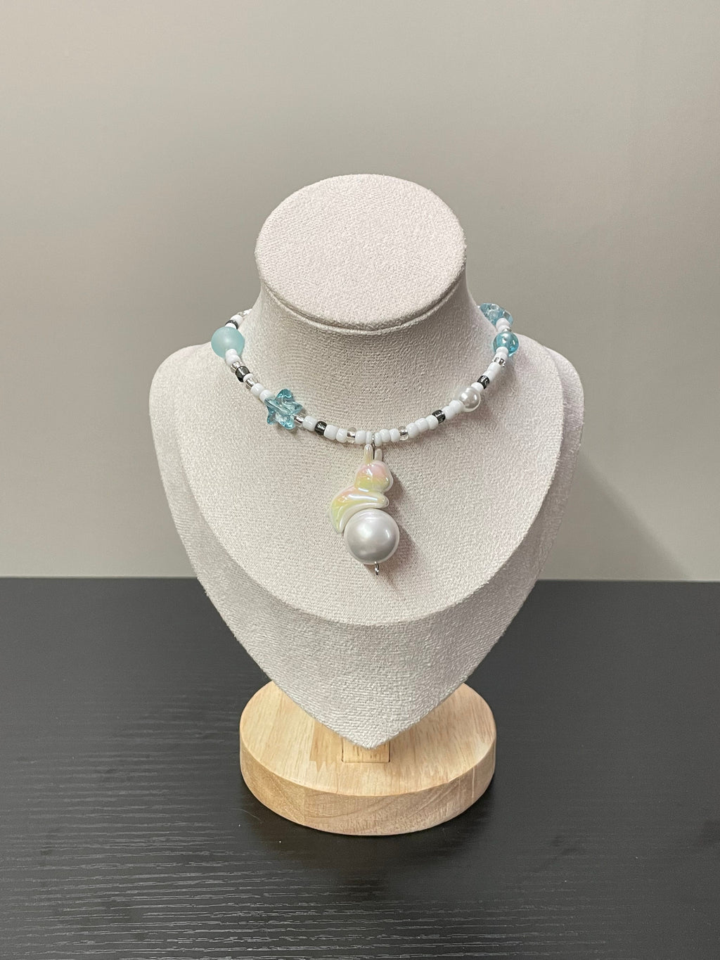 Rabbit Embracing The Moon for Pet Necklace