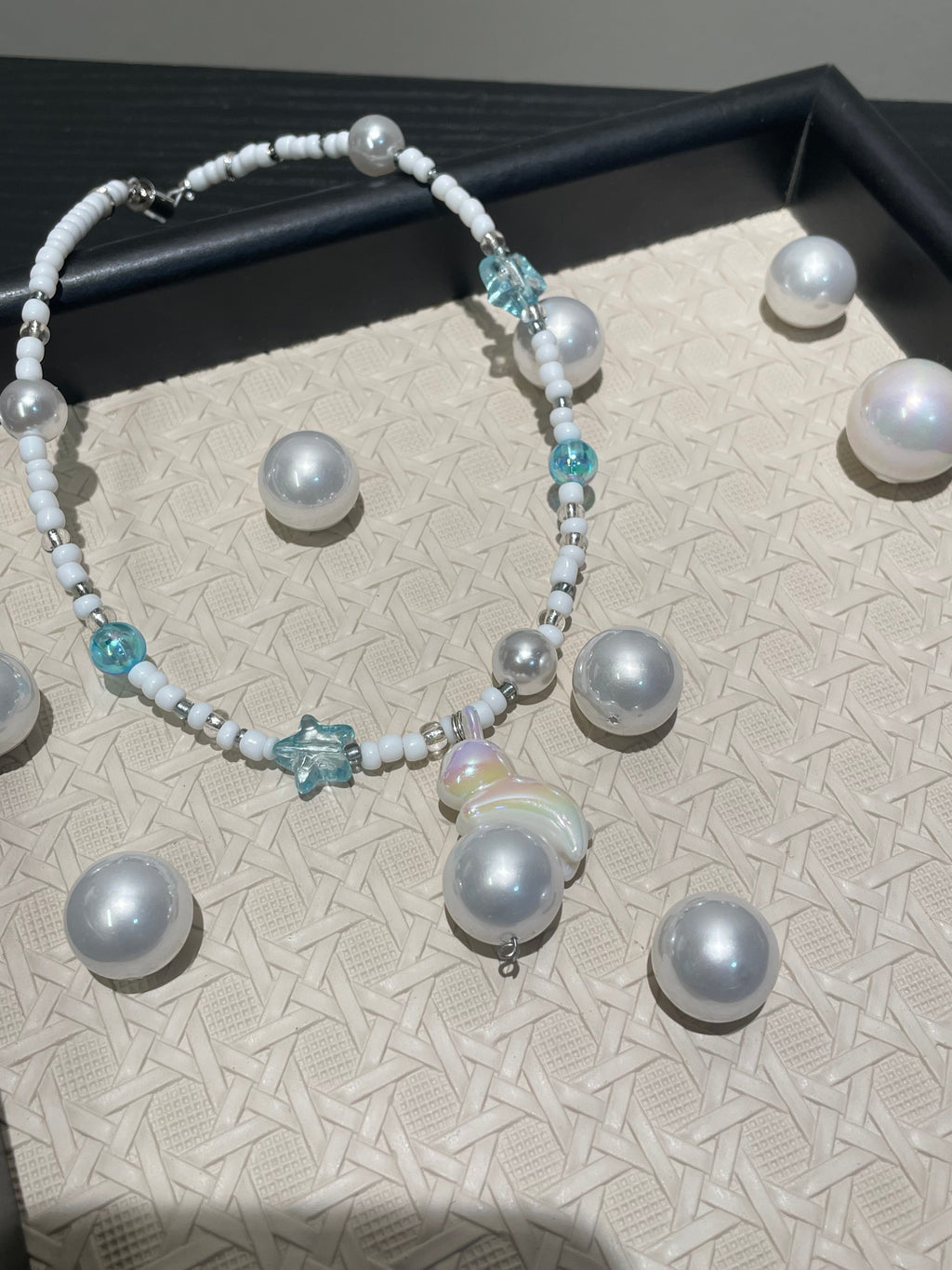 Rabbit Embracing The Moon for Pet Necklace