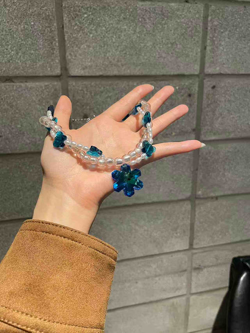 Blue Mermaid for Pet Necklace