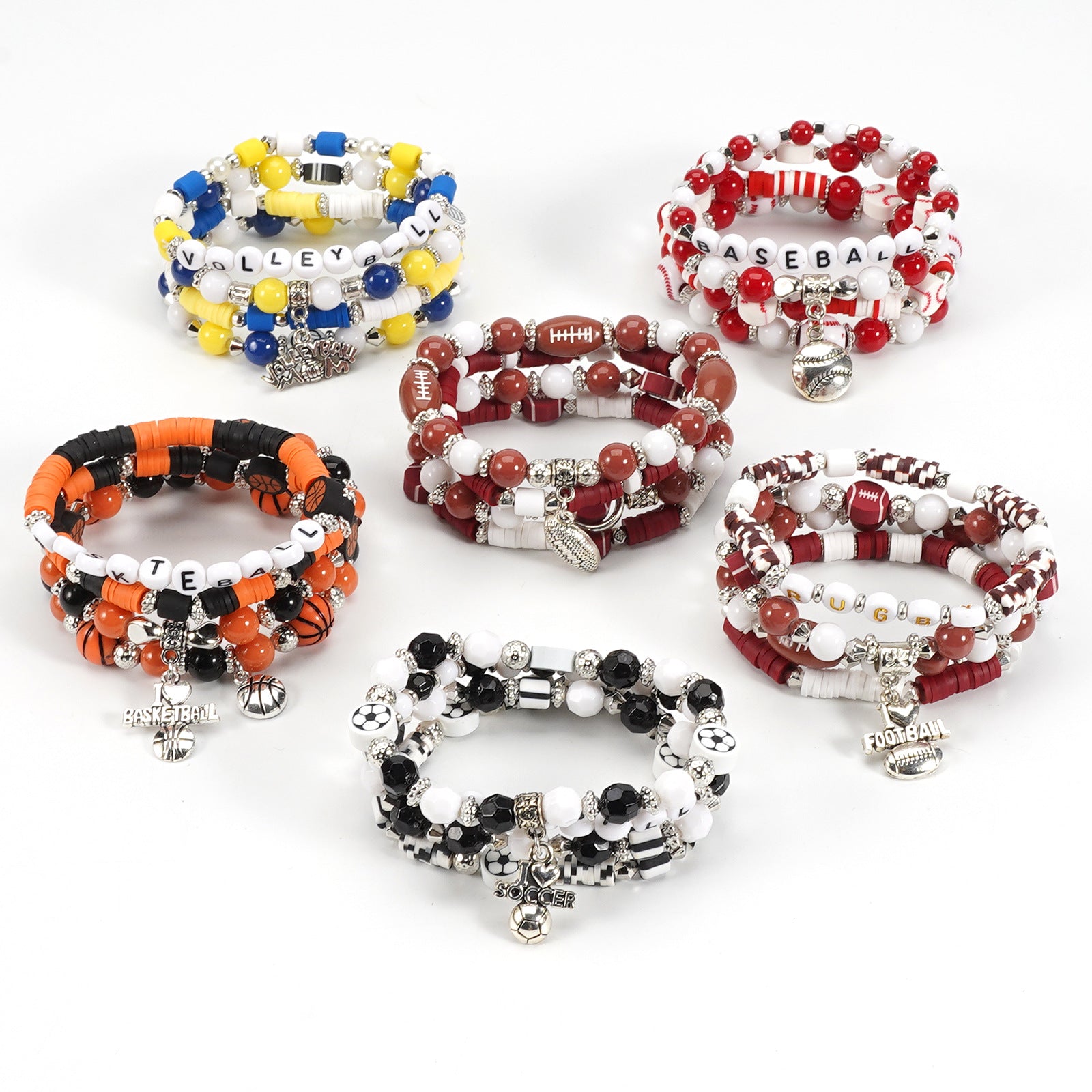 2026 Global Soccer Tournament Fan Bracelet - Vibrant National Team Color Wristband