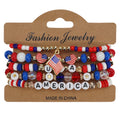 Vibrant National Flag Color Braided Bracelet - Premium Support Gear for 2026 Global Matches