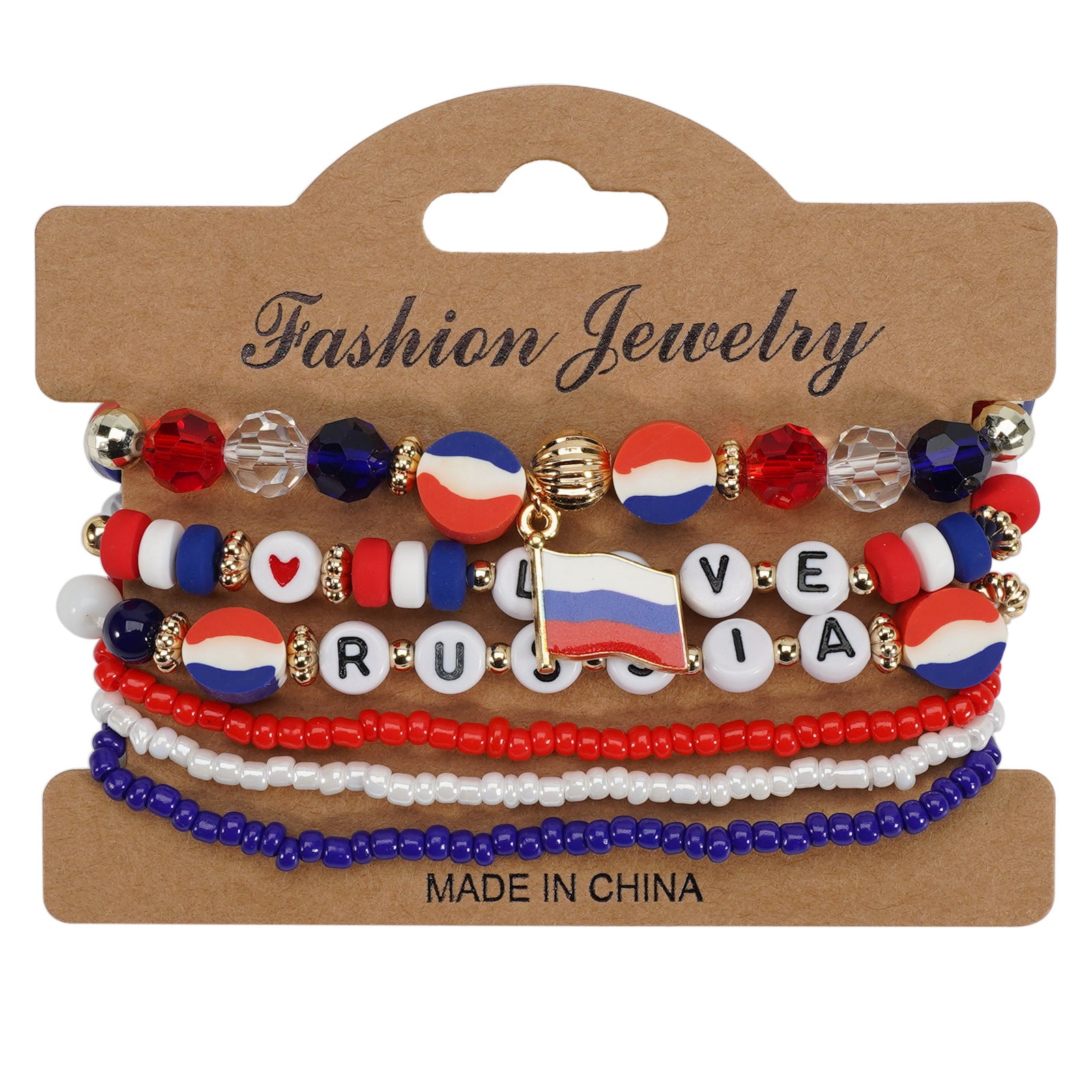 Vibrant National Flag Color Braided Bracelet - Premium Support Gear for 2026 Global Matches