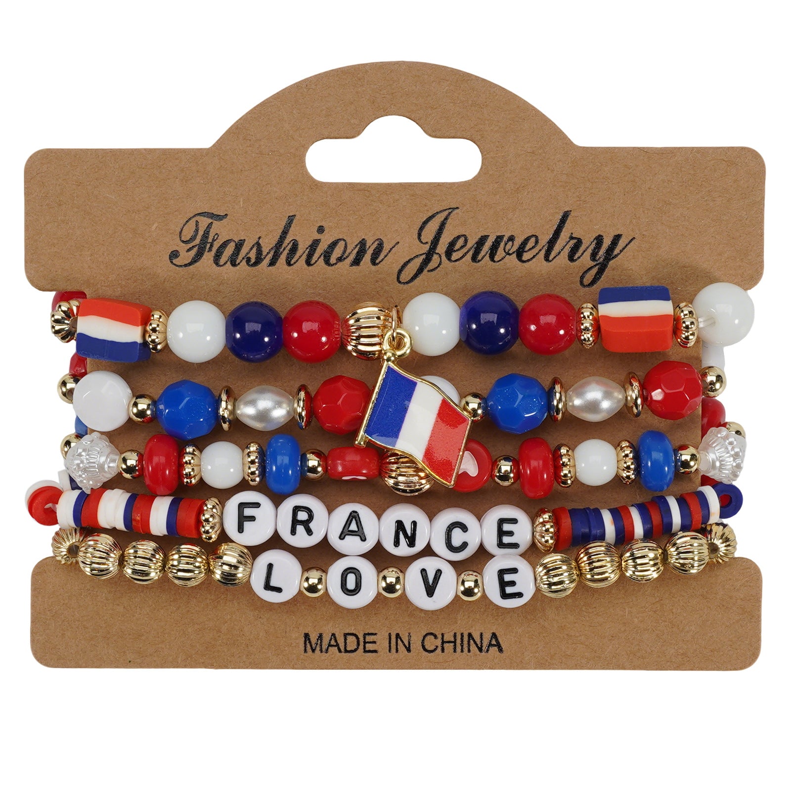 Vibrant National Flag Color Braided Bracelet - Premium Support Gear for 2026 Global Matches