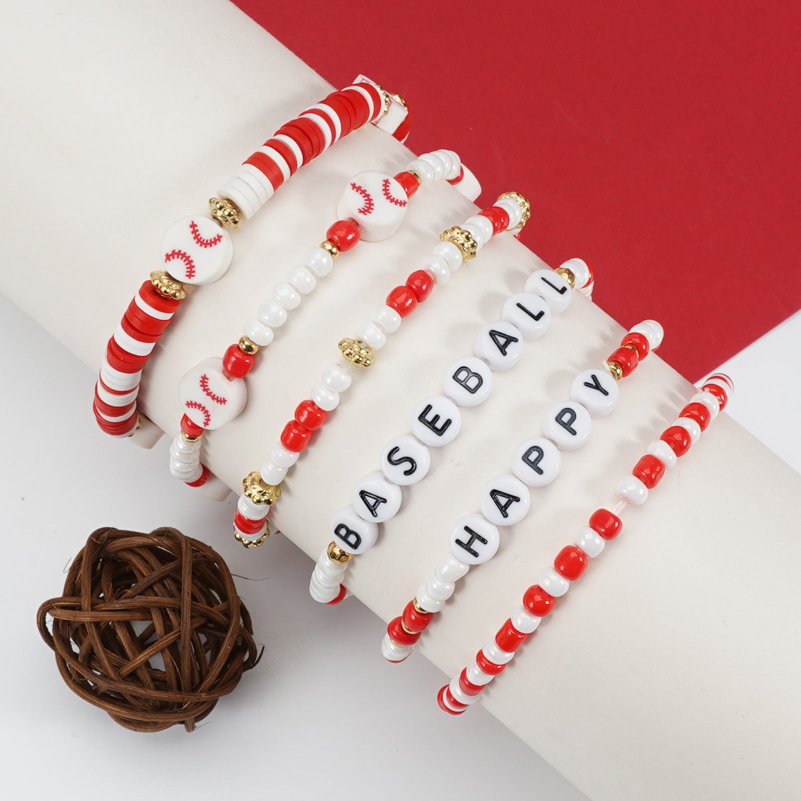 Adjustable Soccer Spirit Wristband - Personalized Team Color Jewelry Gift for Sports Enthusiasts