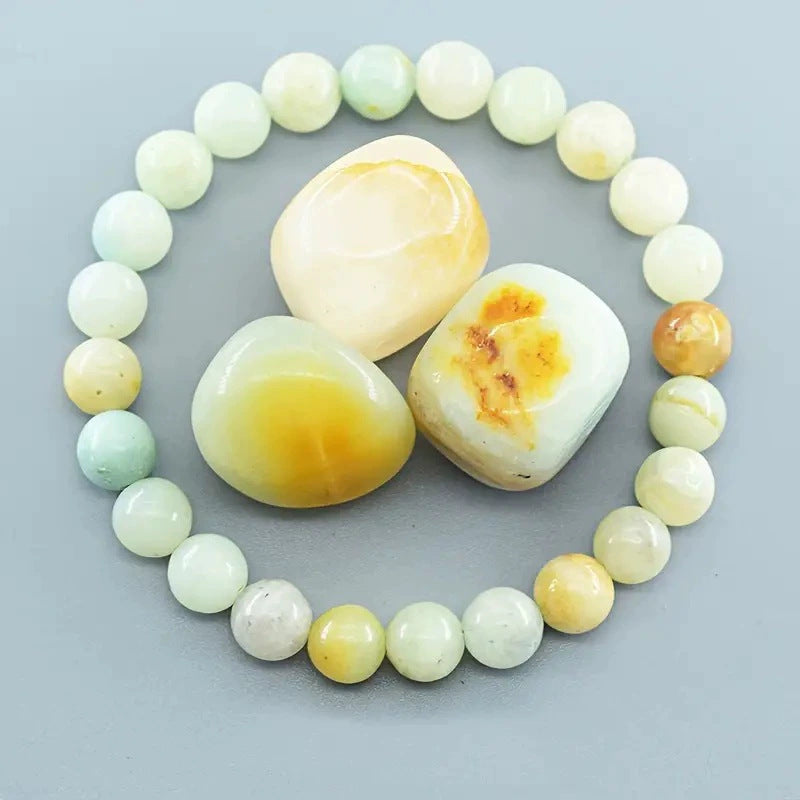Healing Crystal Bracelet for Anxiety - Natural Stone Energy Jewelry for Balance