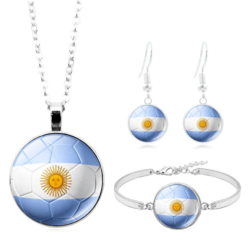 3-in-1 National Team Supporter Set: The Ultimate Fan Accessories Bundle for Game Day