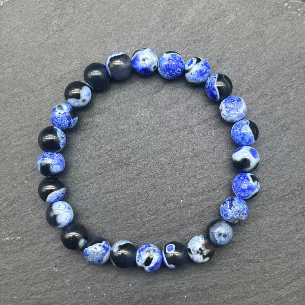 Healing Crystal Bracelet for Anxiety - Natural Stone Energy Jewelry for Balance
