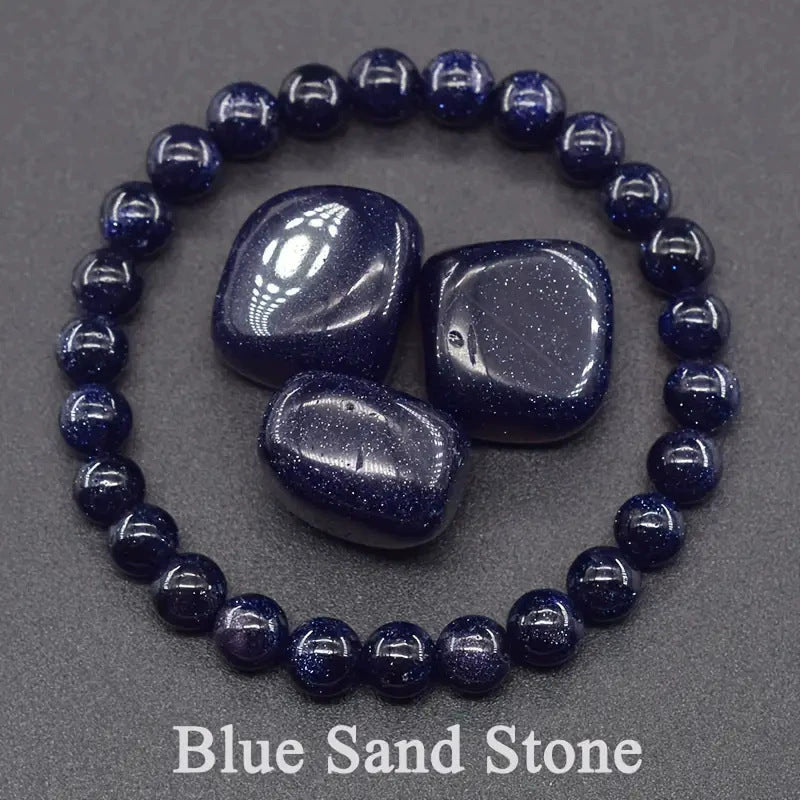 Healing Crystal Bracelet for Anxiety - Natural Stone Energy Jewelry for Balance