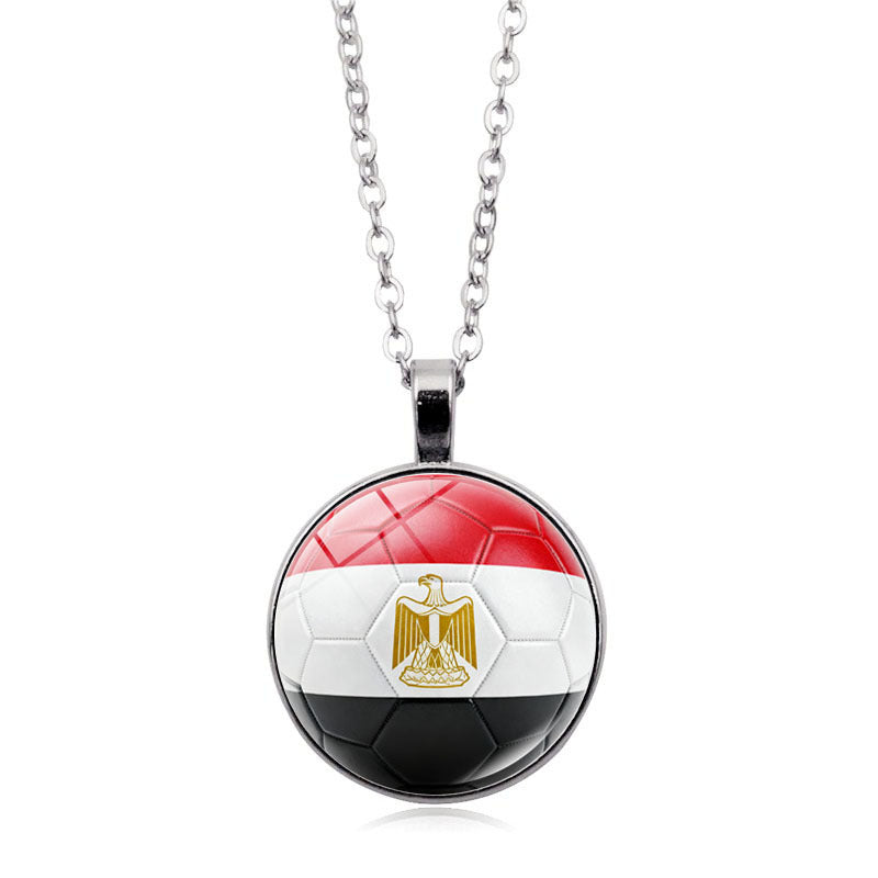 Ultimate Fan Support Necklace - Iconic Country Flag Pendant for Global Sports Season