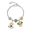 Country Pride Sports Bracelet: Premium Hand-Woven Jewelry for International Match Supporters