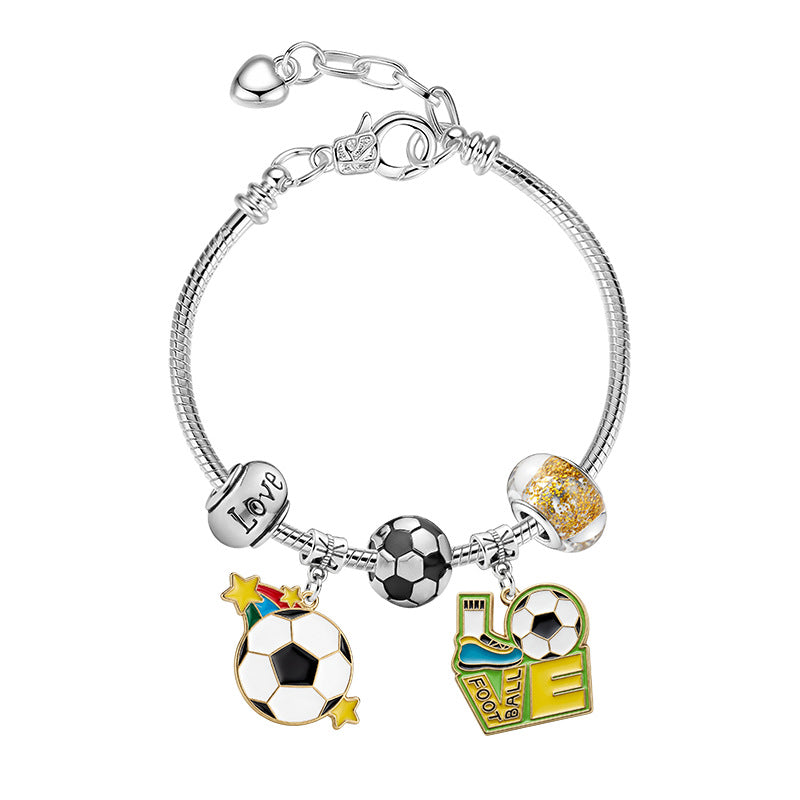 Country Pride Sports Bracelet: Premium Hand-Woven Jewelry for International Match Supporters