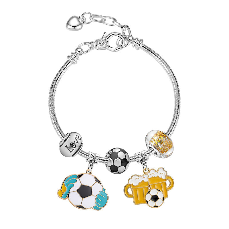 Country Pride Sports Bracelet: Premium Hand-Woven Jewelry for International Match Supporters