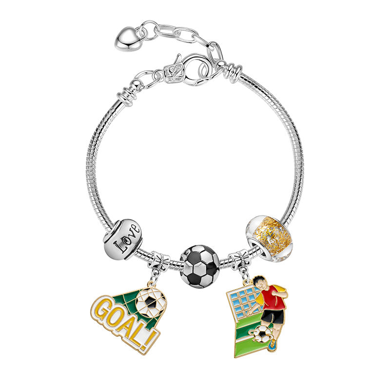 Country Pride Sports Bracelet: Premium Hand-Woven Jewelry for International Match Supporters