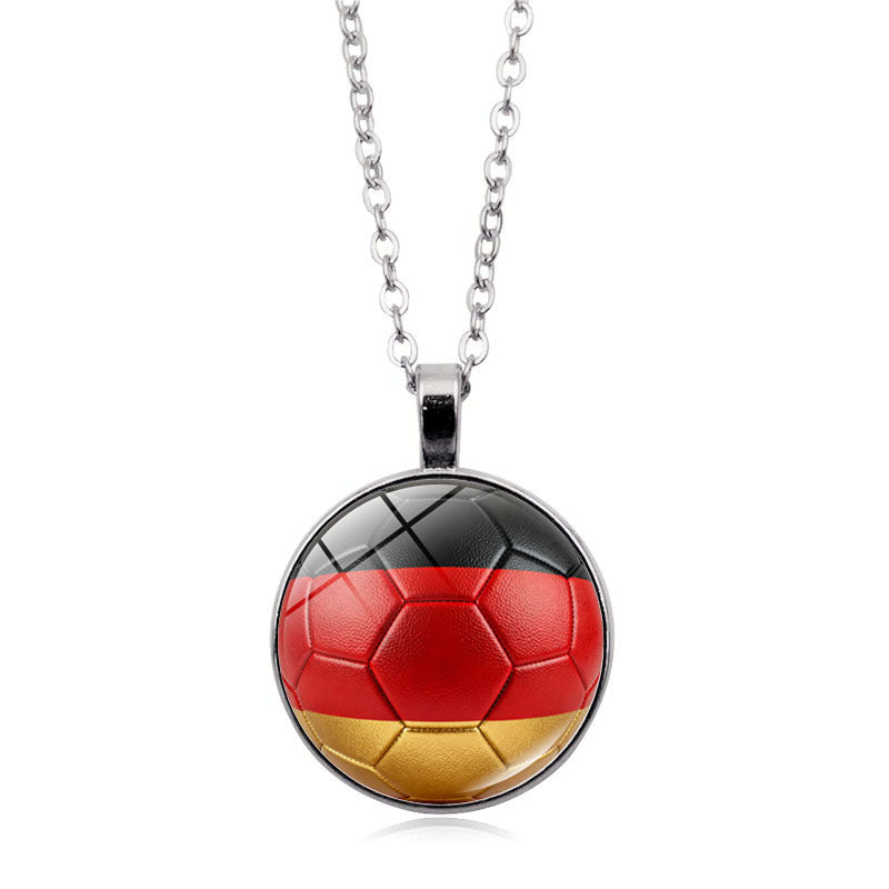 Ultimate Fan Support Necklace - Iconic Country Flag Pendant for Global Sports Season
