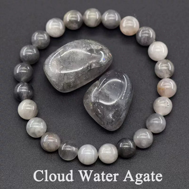Healing Crystal Bracelet for Anxiety - Natural Stone Energy Jewelry for Balance