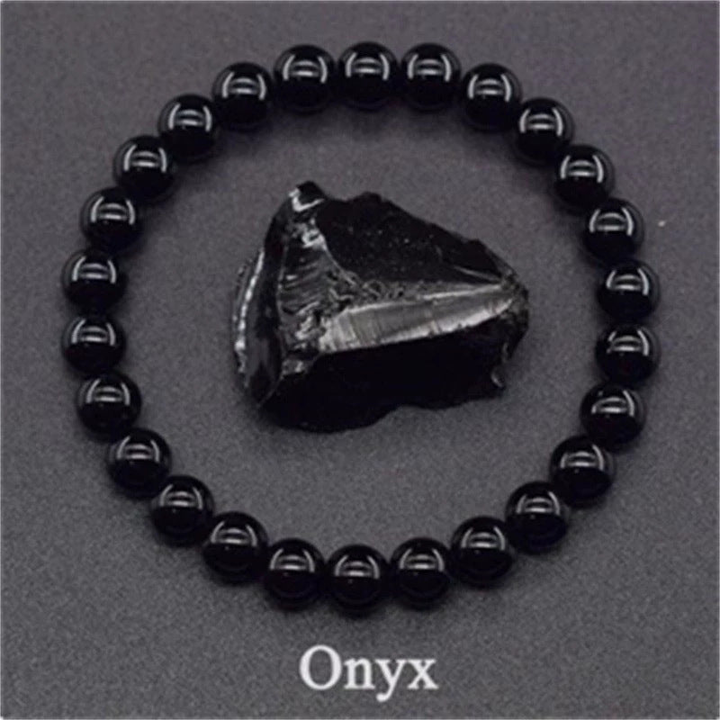 Healing Crystal Bracelet for Anxiety - Natural Stone Energy Jewelry for Balance