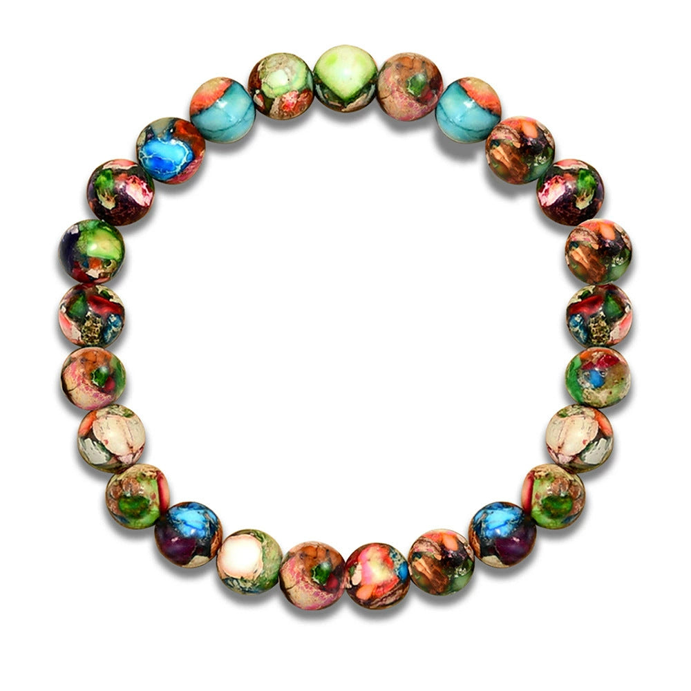 Healing Crystal Bracelet for Anxiety - Natural Stone Energy Jewelry for Balance