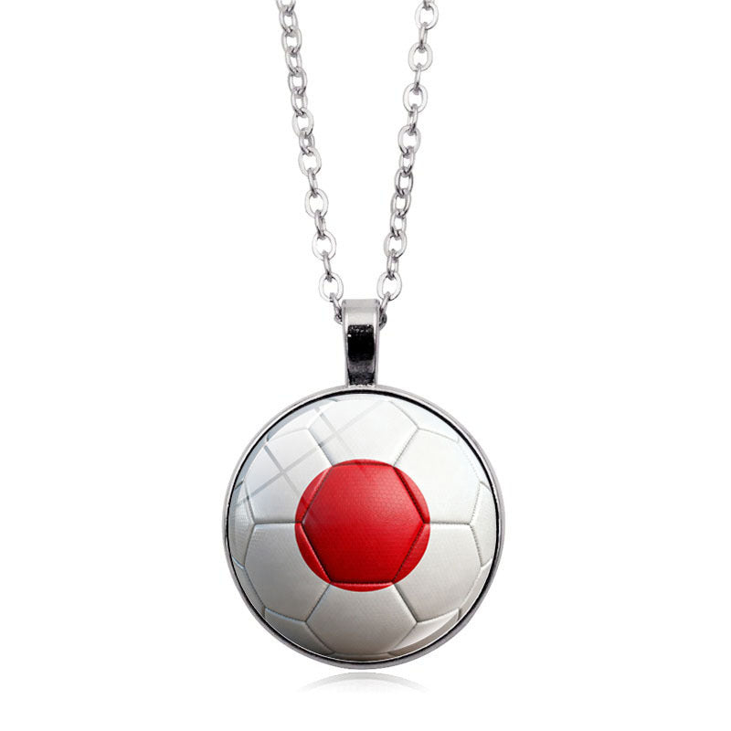 Ultimate Fan Support Necklace - Iconic Country Flag Pendant for Global Sports Season