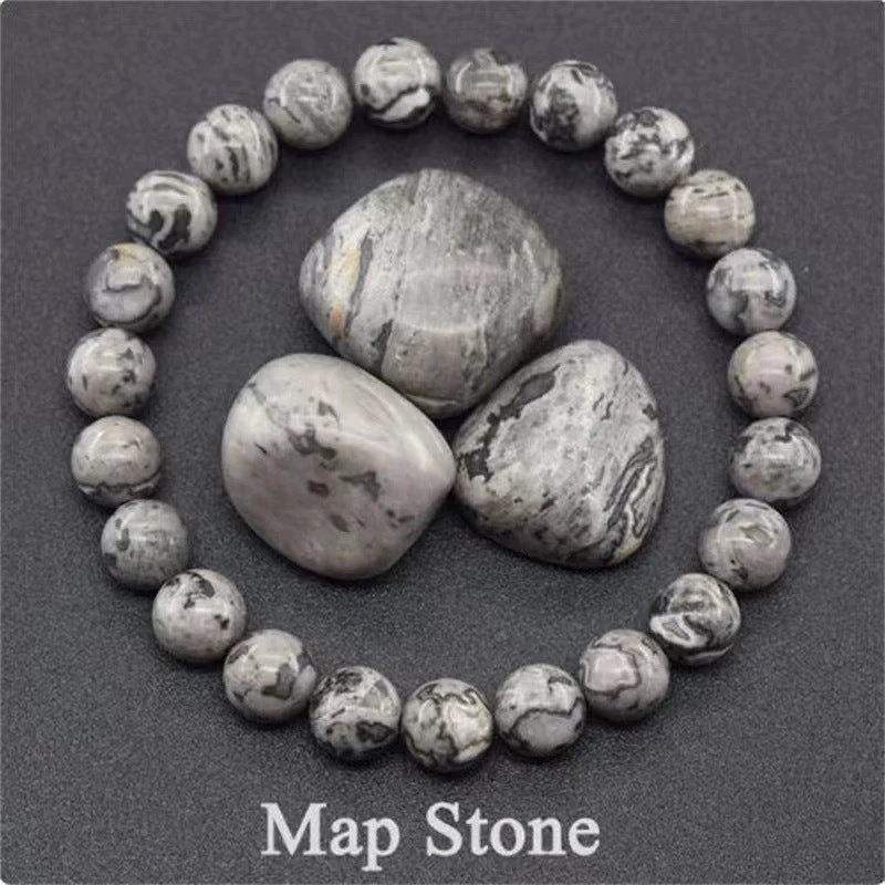 Healing Crystal Bracelet for Anxiety - Natural Stone Energy Jewelry for Balance