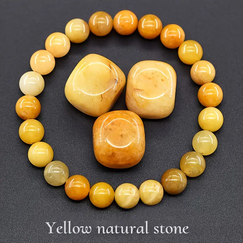 Healing Crystal Bracelet for Anxiety - Natural Stone Energy Jewelry for Balance