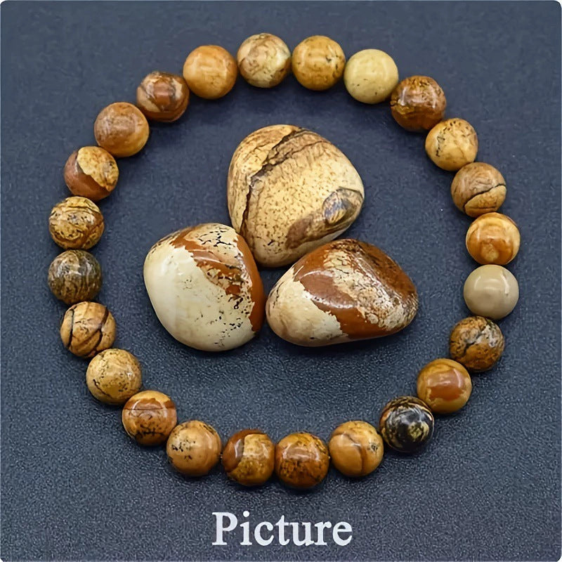 Healing Crystal Bracelet for Anxiety - Natural Stone Energy Jewelry for Balance