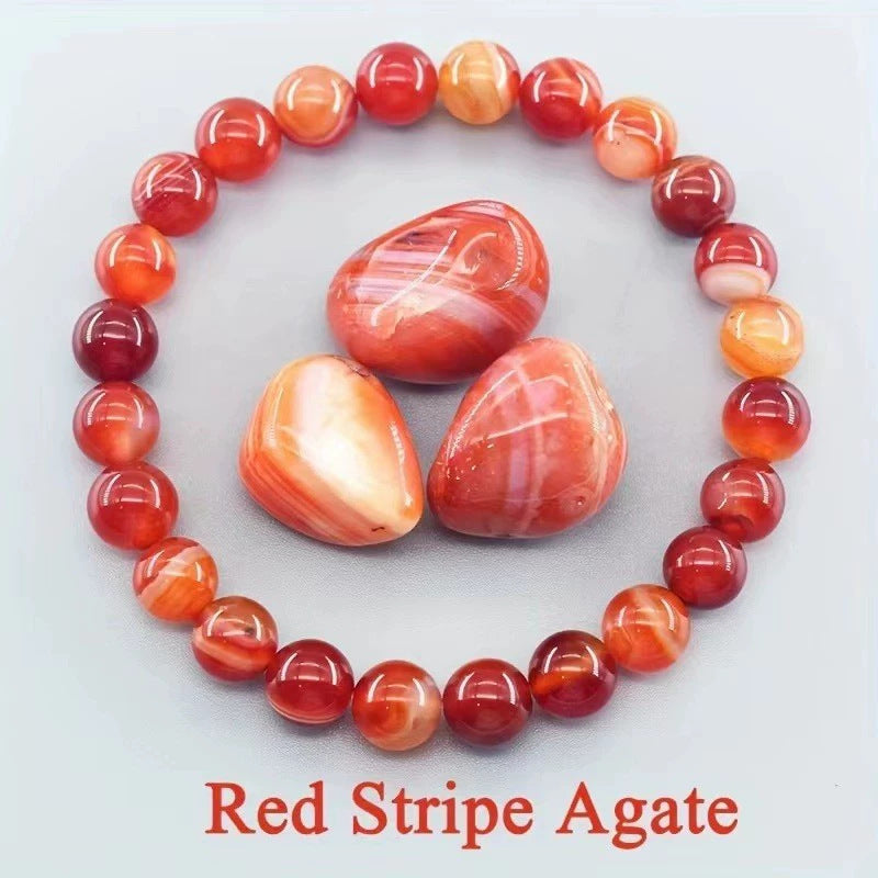 Healing Crystal Bracelet for Anxiety - Natural Stone Energy Jewelry for Balance