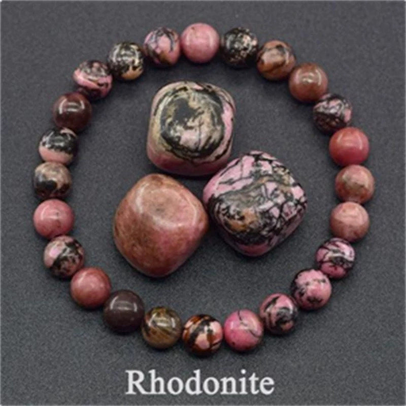 Healing Crystal Bracelet for Anxiety - Natural Stone Energy Jewelry for Balance
