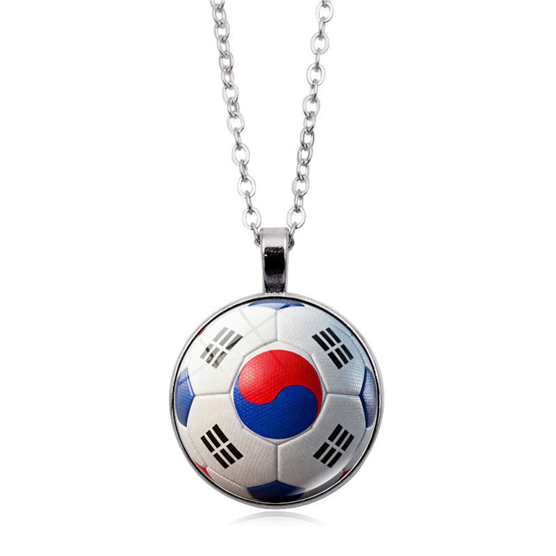 Ultimate Fan Support Necklace - Iconic Country Flag Pendant for Global Sports Season