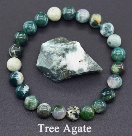 Healing Crystal Bracelet for Anxiety - Natural Stone Energy Jewelry for Balance