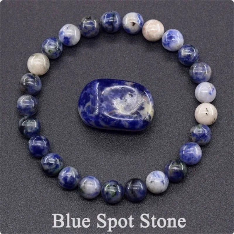 Healing Crystal Bracelet for Anxiety - Natural Stone Energy Jewelry for Balance