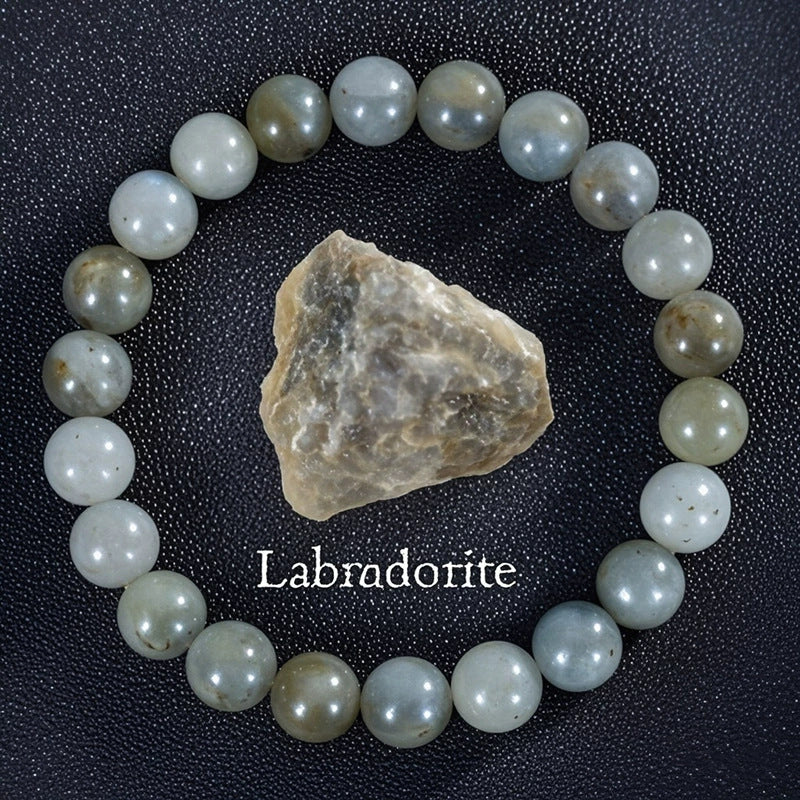 Healing Crystal Bracelet for Anxiety - Natural Stone Energy Jewelry for Balance