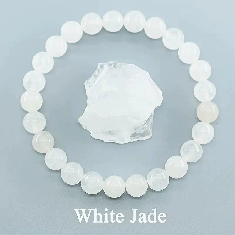 Healing Crystal Bracelet for Anxiety - Natural Stone Energy Jewelry for Balance