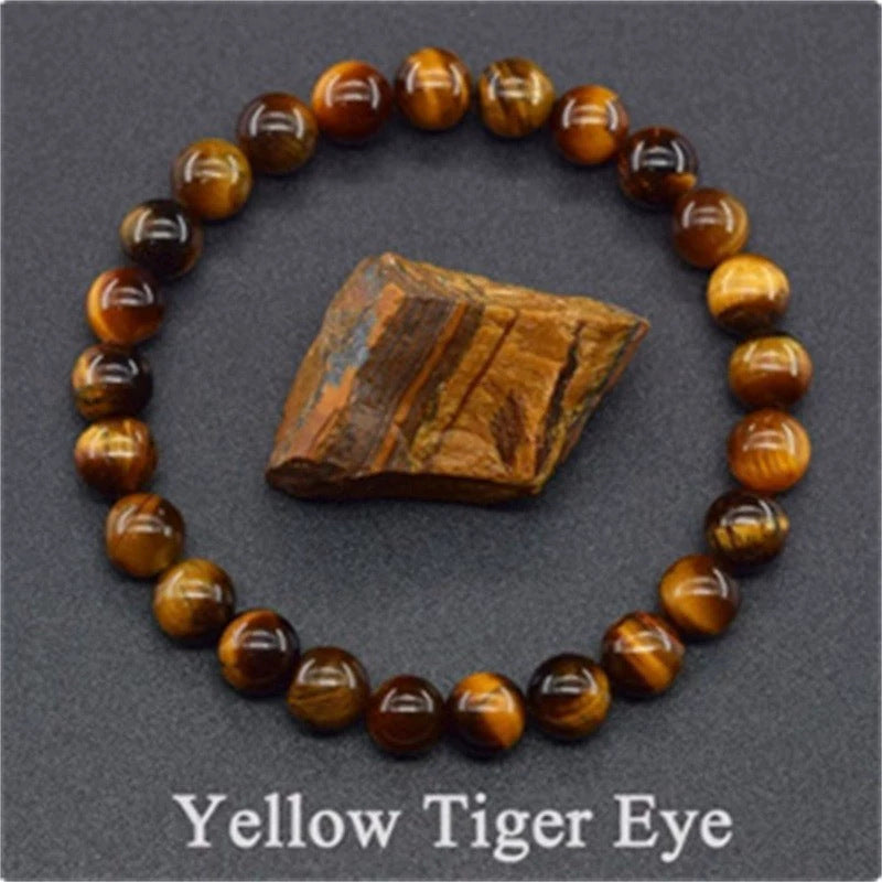 Healing Crystal Bracelet for Anxiety - Natural Stone Energy Jewelry for Balance