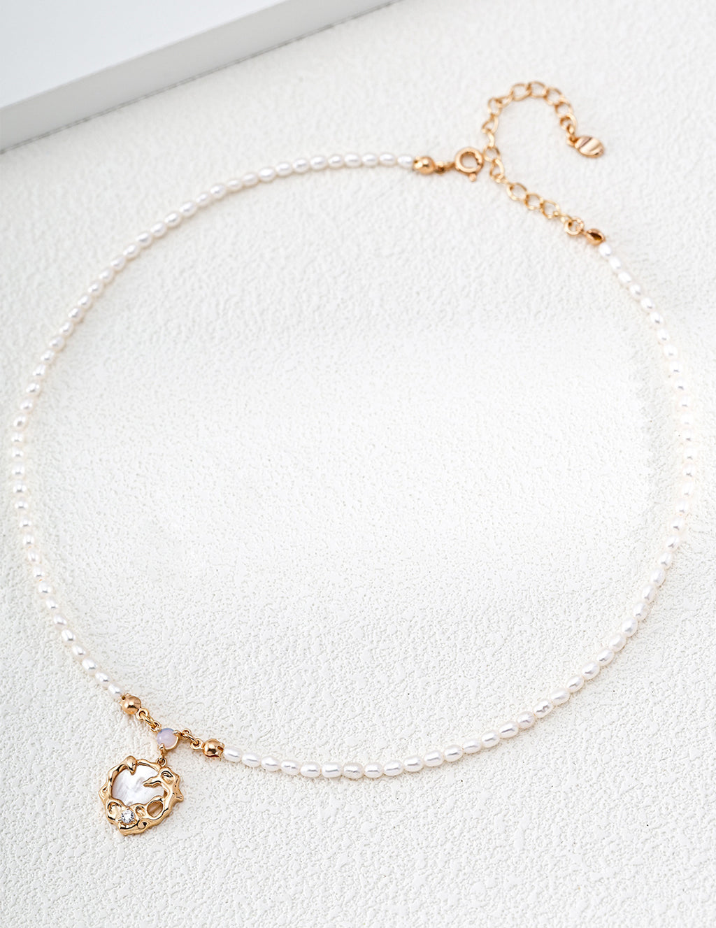 S925 Sterling Silver Vintage Natural Pearl Necklace