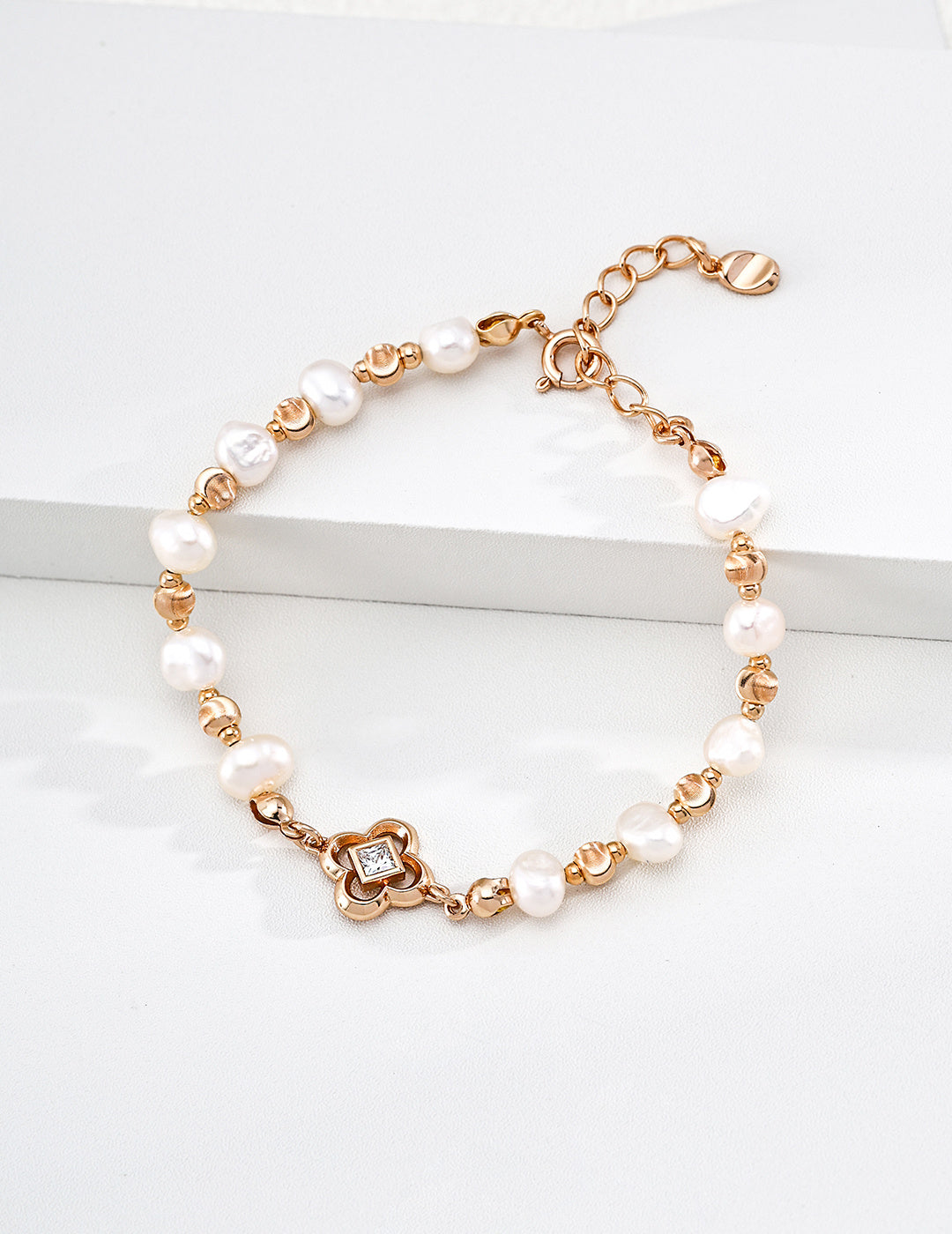 S925 Sterling Silver Natural Pearl Bracelet