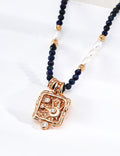 Pearl and zircon necklace [Star Wish]
