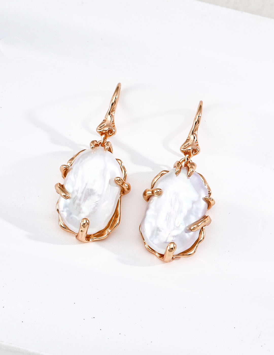 Baroque Pearl Earrings - Auspicious Beads