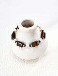 Caramel Old Money Gem Pearl Bracelet