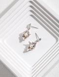 Conch Design Series Sterling Silver Pearl Earrings