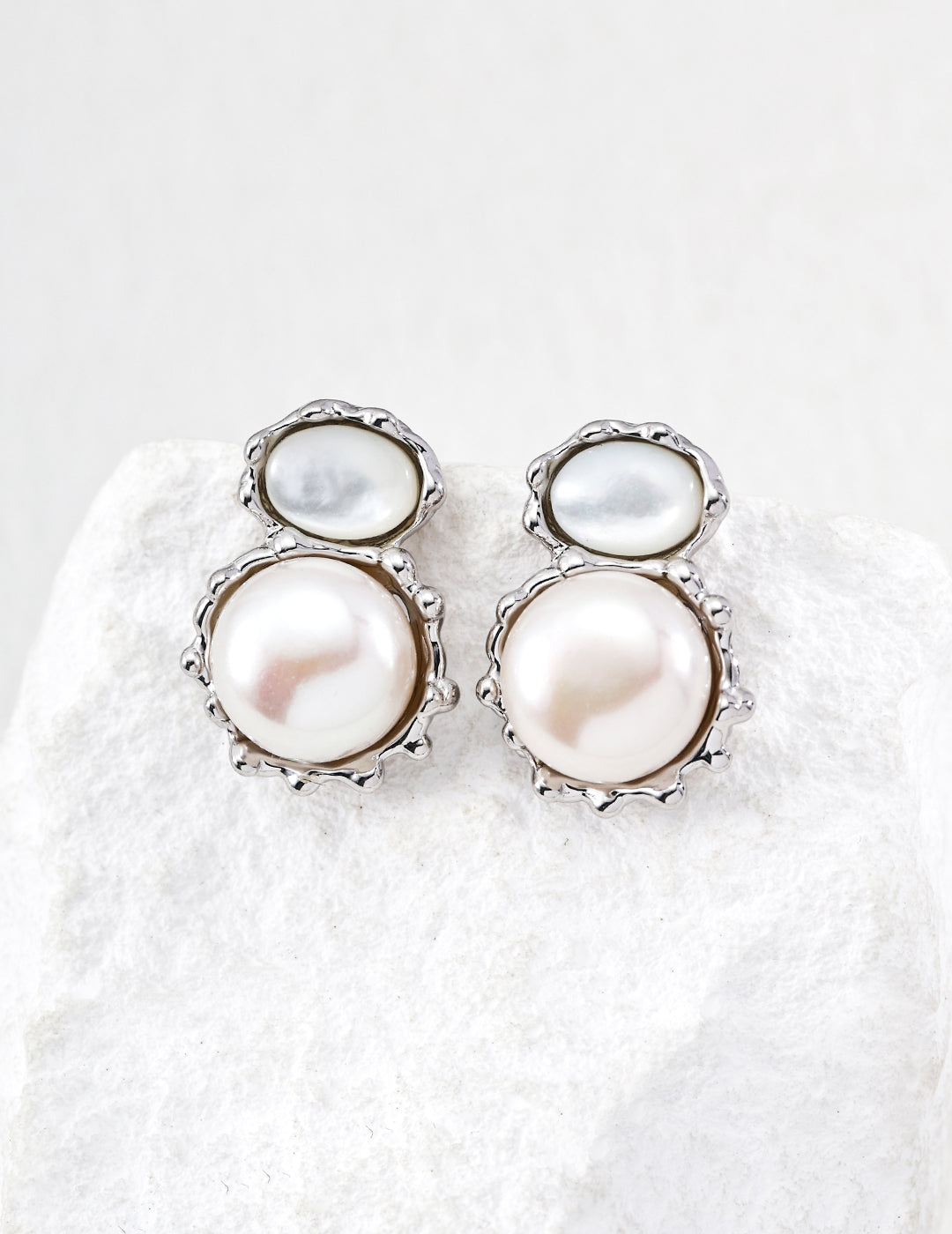 Hand-carved Tiger's Eye/Agate Earrings